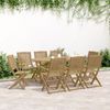 vidaXL Gartenstühle 8 Stk. Klappbar 54x61x88 cm Massivholz Akazie 3214231 Bild 3