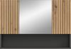 Spiegelschrank B/H/T: 80x55x17 cm in Basalt Nachbildung und -- Bild 2