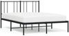vidaXL Bettgestell mit Kopfteil Metall Schwarz 135x190 cm 352479 Bild 2