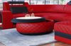 Couchtisch Berlin - Ledermix - rot-schwarz Bild 3