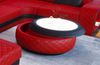 Couchtisch Berlin - Ledermix - rot-schwarz Bild 4