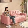 LITBIRD Sofa Bodensofa 3-Sitzer 190 cm, modulares Kordstoff Sofa mit Rückenlehne, 1 Teile, Jugend- & Studentensofa, bequemes Relax Sofa Bild 3