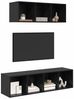 vidaXL TV-Schrankset 2 pcs Schwarz Eichen-Optik Holzwerkstoff 3393355 Bild 3