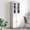 vidaXL Highboard FLORIN Hochglanz Weiß 60 x 35 x 182 cm Holzwerkstoff 3397918 Bild 4