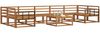 vidaXL Outdoor-Sofagarnitur 8 pcs Natur Massivholz Akazie 3367342 Bild 3