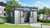 Vitavia Gerätehaus "Kosmos", schwarz / salbei grün, 11,5 m² Bild 2