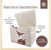 Grosse Spielzeugbox fürs Kinderzimmer, Rehe liegend, natur, 36 x 36 x 51 cm, von Bieco Bild 4