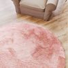 Interiyou Fellteppich Fargo, Rund, Höhe: 11 mm, Teppich Wohnzimmer, waschbar, pflegeleicht, Anti-Rutsch-Rückseite Bild 2