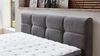 Boxspringbett PORTAGE 180x200 grau inkl. Bettkasten Topper Bild 4