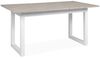 Finori Houston 80A Auszugstisch, Dekor Sandstein / weiß | Auszugstisch für Esszimmer | Maß: B x H x T ca. 160-200 x 75 x 90 cm | Zeitlos & Praktischer Auszugstisch - ausziehbar von 160 cm auf 200 cm (1 Einlegeplatte á 40 cm) Bild 3