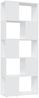 vidaXL Bücherregal Raumteiler Weiß 60x24x155 Holzwerkstoff 809089 Bild 2