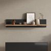 Wandregal Amber Eiche Wotan 100 x 20 cm wandhalterung Vicco Bild 4
