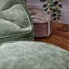 icon Sitzsack Sofa aus Chenille „Cecilia" mit Sitzpouf „Milano", Made in Germany, für Erwachsene, XXL Sitzsack Bild 3