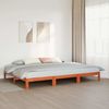 vidaXL Familienbett ohne Matratze Wachsbraun 240x200 cm Massivholz 3324567 Bild 4