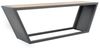 HOME DELUXE Sitzgarnitur aus Stahl KOBON Anthrazit - Made in Germany - 2 x Bank + 1 x Tisch Bild 5