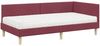 vidaXL Eckbettgestell mit Matratze Sonstiges 2 pcs Grau Stoff 3393752 Bild 4