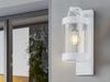 LED Außenwandleuchte Laterne im Landhausstil, Weiß, Höhe 33cm Bild 5