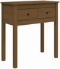 vidaXL Konsolentisch Honigbraun 70x35x75 cm Massivholz Kiefer 814612 Bild 2