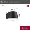 Paulmann No. 94452 OutdooAußenwandleuchter Wandleuchte Capea Schwarz IP44 6W 3000K Bild 2