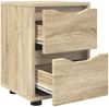 vidaXL Nachttische 2 pcs Sonoma-Eiche 30,5 x 30 x 43 cm Holzwerkstoff 888802 Bild 5