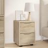 vidaXL Nachttische 2 pcs Sonoma-Eiche 30,5 x 30 x 43 cm Holzwerkstoff 888802 Bild 4