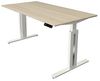 Kerkmann Move 3 fresh Schreibtisch Steh und Sitztisch (B) 160 x (T) 80 cm grafit Bild 5