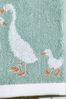 Next Waschlappen Gesichtswaschlappen Gänse 2er-Set, (2-St) Bild 1