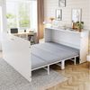 Flieks Schrankbett Klappbett 140x200 cm mit Matratze & Rollen Bild 2