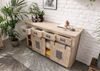 Sideboard Mango 150x45x90 whitewash lackiert RAILWAY #320 Bild 4