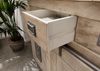 Sideboard Mango 150x45x90 whitewash lackiert RAILWAY #320 Bild 5