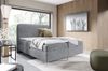 Boxspringbett Schlafzimmerbett EMILIO PREMIUM 180x220cm Stoff Poso Grau Bild 1