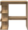 Bartisch, Stehtisch, Bistrotisch mit Regal Artisan-Eiche 100x48x101,5 cm Bild 4