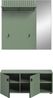 Garderobenkombination (B/H/T: 106x192x37 cm) in Smoke Green Nachbildung Bild 3