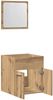 vidaXL 2-tlg. Badmöbel-Set Artisan-Eiche Holzwerkstoff 862037 Bild 5