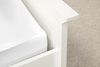mistral home Spannbettlaken Spannbettlaken Mistral Home Perkal Uni Bettlaken Laken Betttuch, Perkal, Gummizug: Rundumgummizug, (1 Stück), 100% Mako-Baumwolle, Rundgummi, Größe: 90x200cm, Farbe: Weiß Bild 3