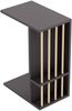 Beistelltisch Siikainen 65x44x29 cm Schwarz [en. casa] Bild 2