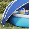 vidaXL Pool-Dome 500 x 500 x 236 cm 185T Polyester mit PU-Beschichtung 42001121 Bild 5