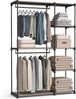 Songmics Kleiderständer, Kleiderschrank offen,2 Hängefächer Bild 5