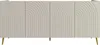 Vente-unique - NORSIM Sideboard Holz, Platte Beige - B 38 cm x H 85 cm x L 200 cm Bild 2
