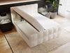 GrainGold Boxspringbett mit Bettkästen ALICANTE, Modern Bett mit Kopfteil, 200x200 cm, Beige (1x Bett + 1x Topper) Bild 3