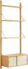 Wandregal Tingvoll 176x65x34 cm Bambus [en. casa] Bild 2