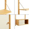 Wandregal Tingvoll 176x65x34 cm Bambus [en. casa] Bild 5