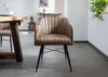 Stuhl Echtleder 54x61x76 beige IRON LABEL #12 Bild 3
