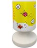 LED Akku Tischleuchte Motiv Sonne und Schmetterling per USB aufladbar, Höhe 20cm Bild 2
