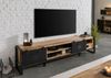TV-Board Mango 240x45x55 natur klar lackiert / Metall schwarz BLACKBURN #555 Bild 3