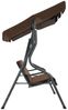 vidaXL Hollywoodschaukel Kaffeebraun 170×110×153 cm 45351 Bild 4