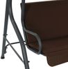 vidaXL Hollywoodschaukel Kaffeebraun 170×110×153 cm 45351 Bild 5