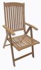 Balkonmöbel-Set LINNEA 3-tlg. - Teak, Teakbraun | Gartenmöbel-Set Gartengarnitur Garten-Sitzgruppe Essgruppe Balkon-Set mit Stühlen A und Tisch Bild 2