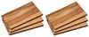 Kesper Frühstücksbrett, Hartholz, (Set, 6-St), Holzbrettset für Frührück oder Brotzeit, aus Akazienholz Bild 2