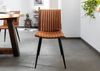 Stuhl Echtleder 45x62x88 cognac IRON LABEL #10 Bild 3